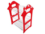 Three-storey dish drying rack drainer