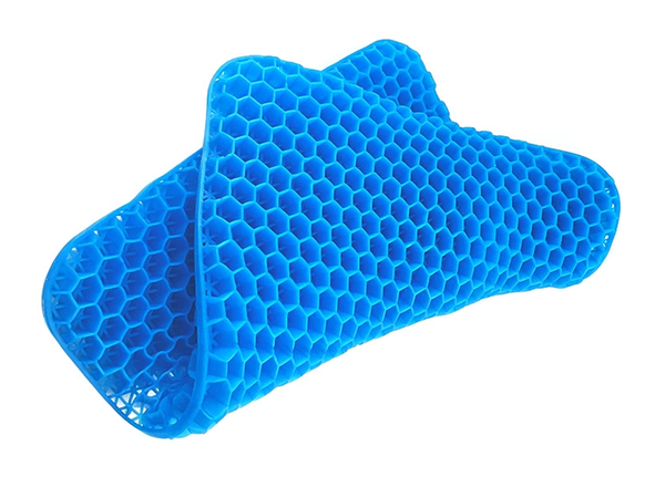 Orthopedic gel cushion for car seats