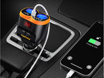 Rozdeľovač zásuviek 12-24v 2xusb-a 1xusb-c qc 3.0 80w nabíjačka
