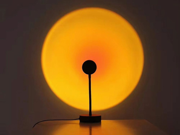 Projektor lámpa naplemente napfelkelte utánzat led rgb usb + távirányító