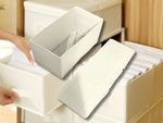 Bh-organizer unterwäsche socken kleidung schublade kleiderschrank weiss