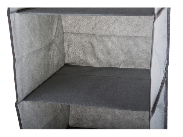 Organizator garderobe viseča polica s 5 policami 100cm