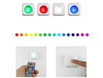 Wireless rgb led night light remote control 2 pieces