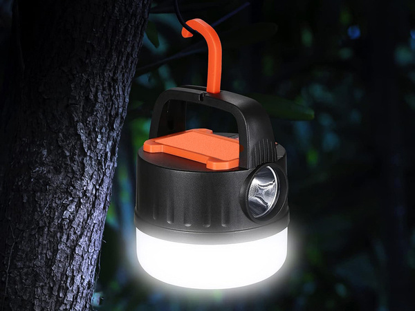 CAMPING CAMPING LIGHT RECHARGEABLE LED USB TOURIST SEARCHLIGHT HOOK