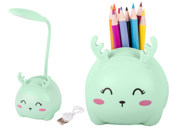 Vaikų vadovaujama naktinė šviesa usb organizatorius stovas telefono skaitymo mokslas