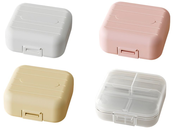 Medikamentenbehälter tablettenorganiser kapseln 7 fächer reisebox