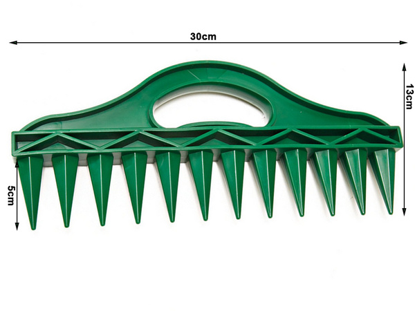 Rokas 12 caurumu perforators dārza stādītājs