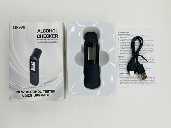 Alkomat bezustnikowy profesjonalny usb precyzyjny kieszonkowy bezkontaktowy