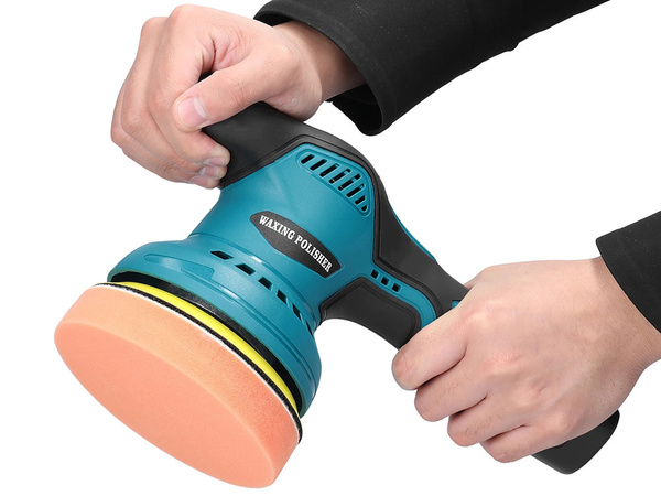 Cordless car polisher with speed regulation + sponge set 380w