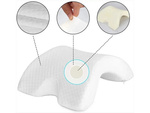 Oreiller orthopédique avec emmanchure pour le sommeil mémoire blanc arche