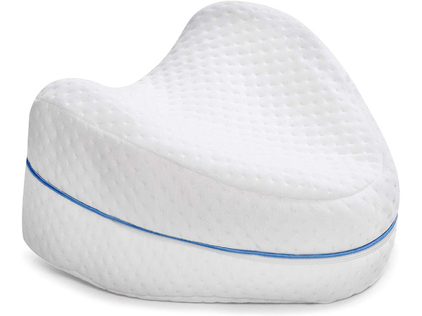 Orthopaedic leg wedge between the knees