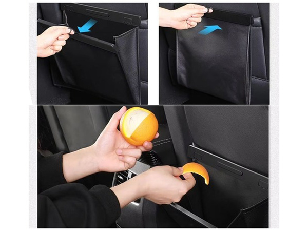 Taška na odpadky do auta mini odpadkový kôš na autosedačku do auta