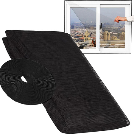 Black insect screen window mesh 180x150cm