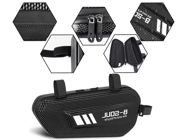 Under-frame pannier bag waterproof strong rigid bicycle bag