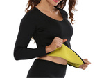 Ladies' fitness neoprene long sleeve t-shirt