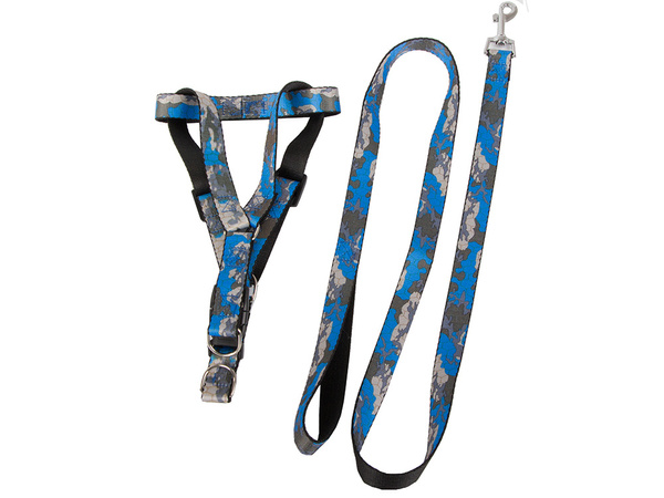 Leash with harness walking harness for dog cat adjustable size comfortable