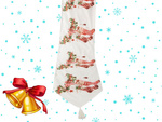 Christmas table runner for christmas eve 205x35cm