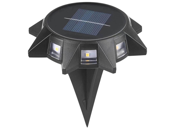 Garden lamp solar panel ground lamp with dusk sensor driven in