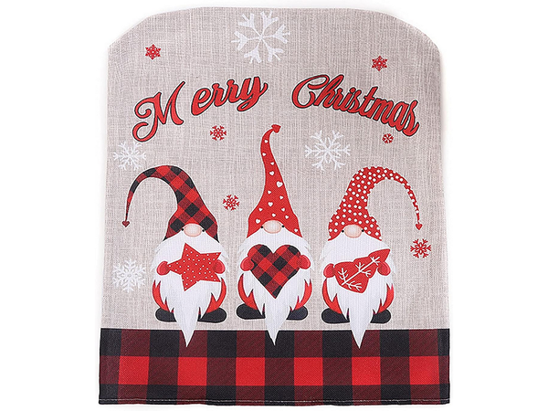Funda para respaldo de silla decoración navideña decoración navideña