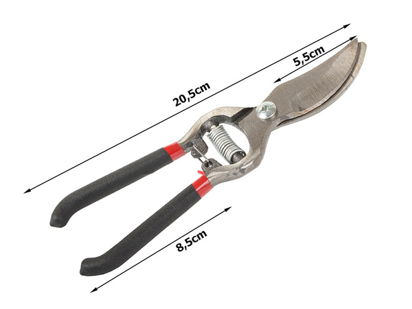 Garden hand pruner shrub pruning shears forged steel