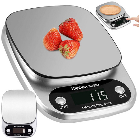 Electronic kitchen weights lcd household accurate precision up to 10kg 1g