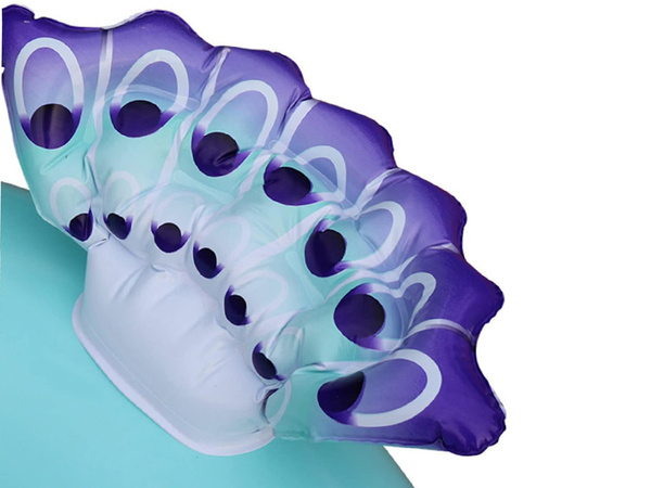 Pequeña rueda de pavo real inflable para la natación del bebé en el agua de la piscina 60cm