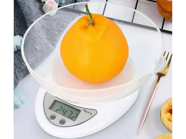 Elektroniline digitaalne kodaniku kaalu 5 kg lcd mõõtmisega olu