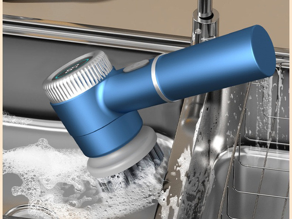 Schnurlose elektrische rotierende bürste für die küchenreinigung 5in1