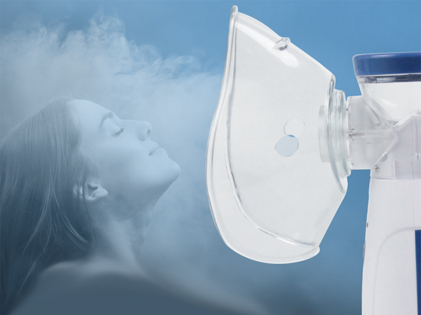 Inhalator nebulizator siateczkowy mesh przenośny bezprzewodowy cichy maska