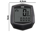 Vodotesný tachometer na bicykli s lcd displejom
