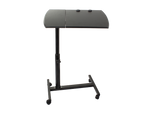 Laptop table on wheels adjustable desk
