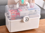 Medicines organiser container box medicine cabinet large zippered box