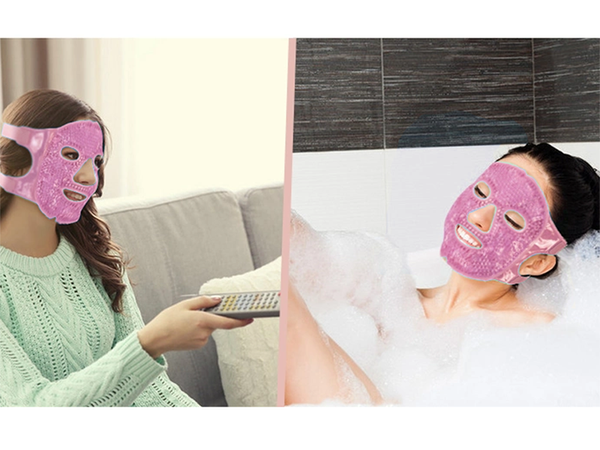 Kühlende gel-gesichtsmaske wärmende gel-augenpackung