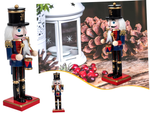 Figurine de noël décorative en bois de soldat casse-noisette cadeau