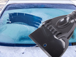 Auto-windschutzscheibenschaber eis eis frost auto schnee