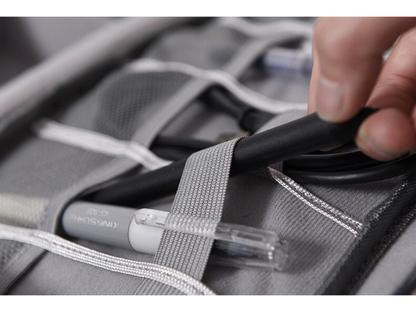 Travel organiser bag for chargers and cables