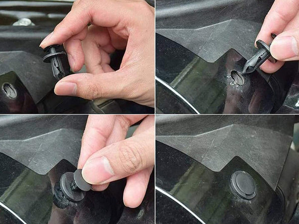 Auto tapskrūvju klipu komplekts 620 gab.