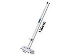 Flat microfibre mop with wringer, foldable bucket, unfoldable for floors