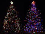 Sapin de noël intérieur multicolore 300 leds 8 programmes