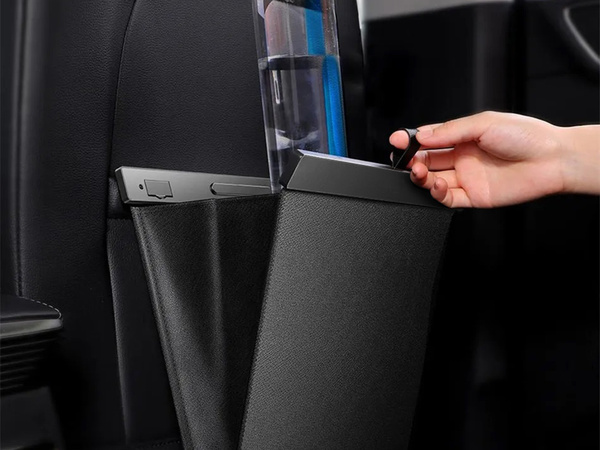 Samochodowy kosz na śmieci torba mini śmietnik na fotel do samochodu auta