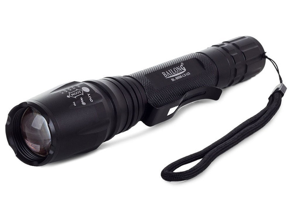 Bailong linterna led cree zoom táctico xm-l3-u3