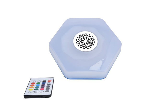 Ampoule led couleur rgbw enceinte bluetooth télécommande
