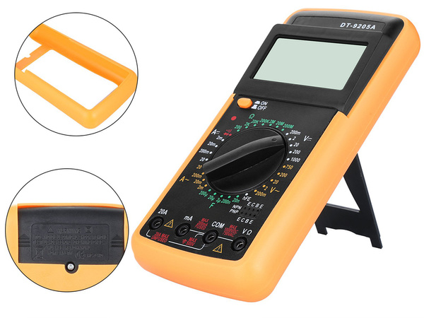 Digitales multimeter strommessgerät dt9205a lcd cyfra