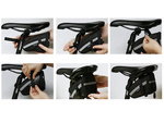 Bicycle pannier pod sedlom vodotesné puzdro