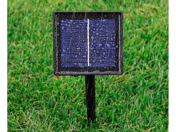 Kerti füzér fények 20 ledes napelemes több színű