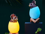 Veilleuse dinosaure oeuf triceratops oeuf lumineux rgb led pour enfants