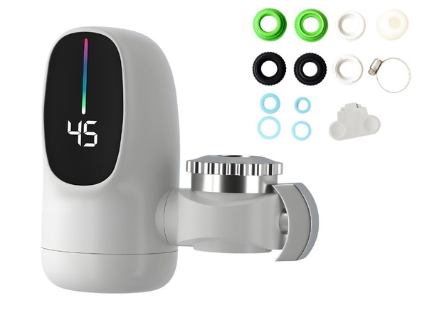 Boiler electric pentru robinet lcd 3000w instantaneu cu afișaj