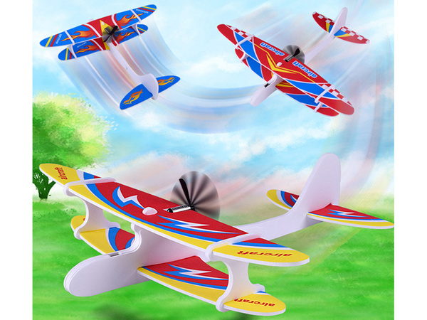 Polystyrol flugzeug fliegen schaumstoff usb motor segler dart licht