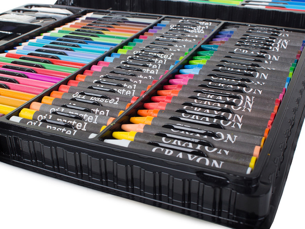 Zestaw artystyczny walizka do malowania 168 szt