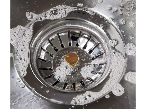 Metal stopper for sink sieve large basket zat zat zat siphon